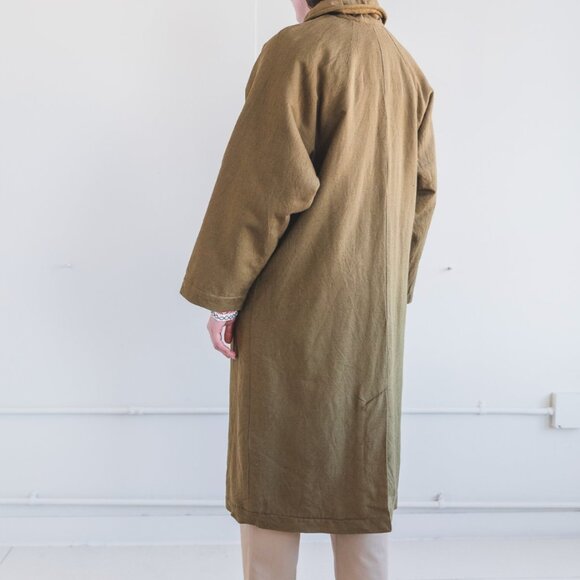 EUC! Micaela Greg Linen Cotton Sherpa Lined Trench in Fir - Picture 12 of 14